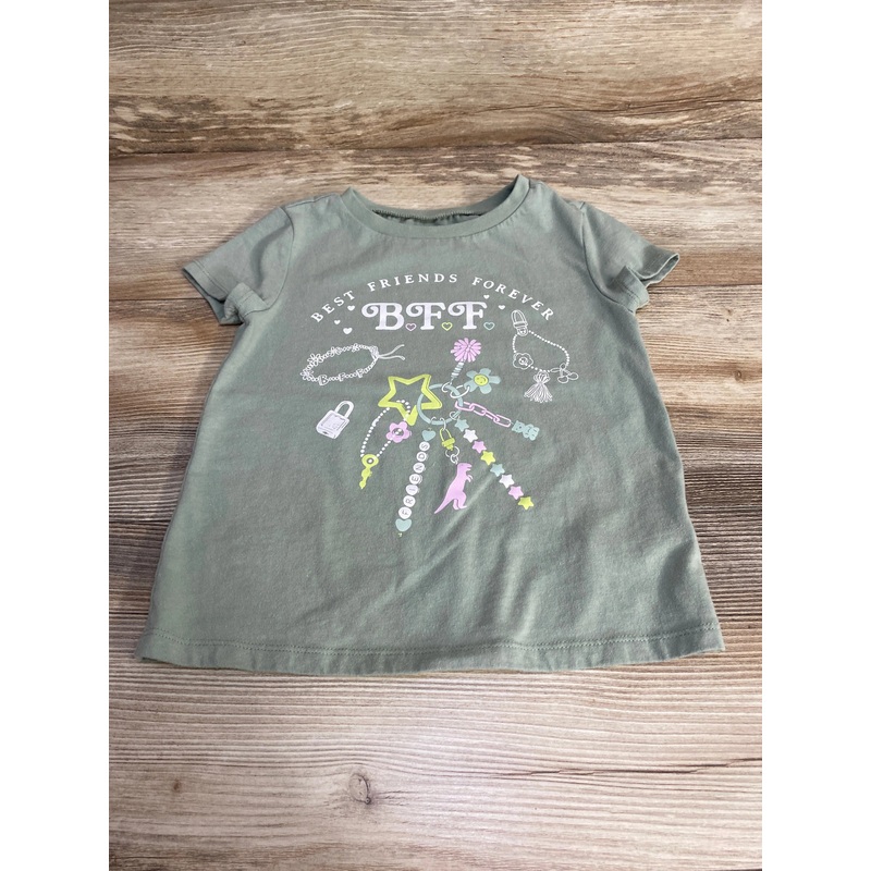 OshKosh BFF T-Shirt Green sz 4T