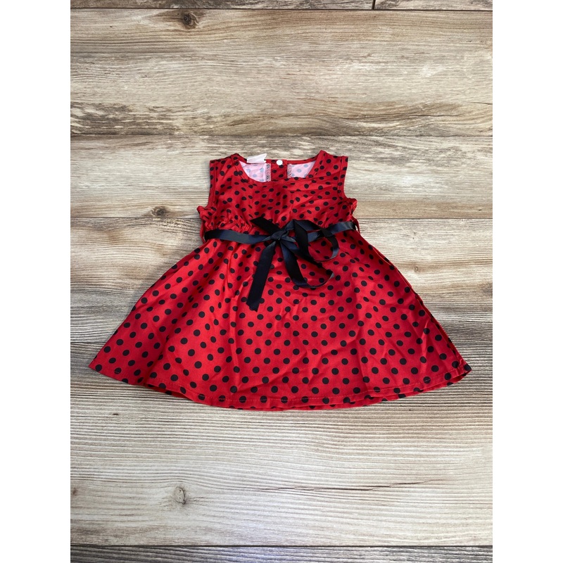 Polka Dot Dress Red sz 6-9m Red 6m