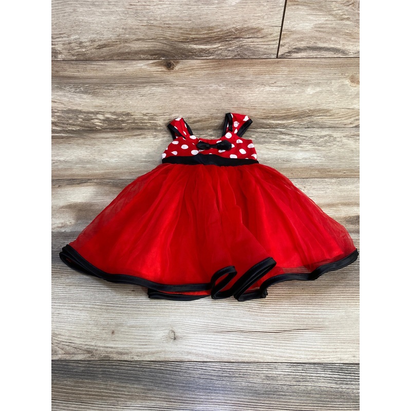 Polka Dot Tulle Dress Red sz 12-18m Red 12m