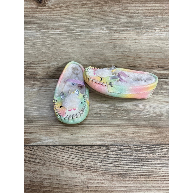 Self Esteem Pastel Unicorn Slippers sz 6c