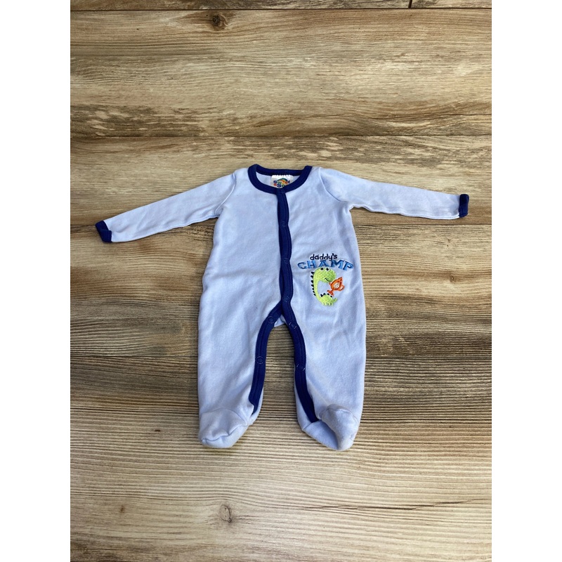 Sweet & Soft Daddy’s Champ Sleeper Blue sz Preemie