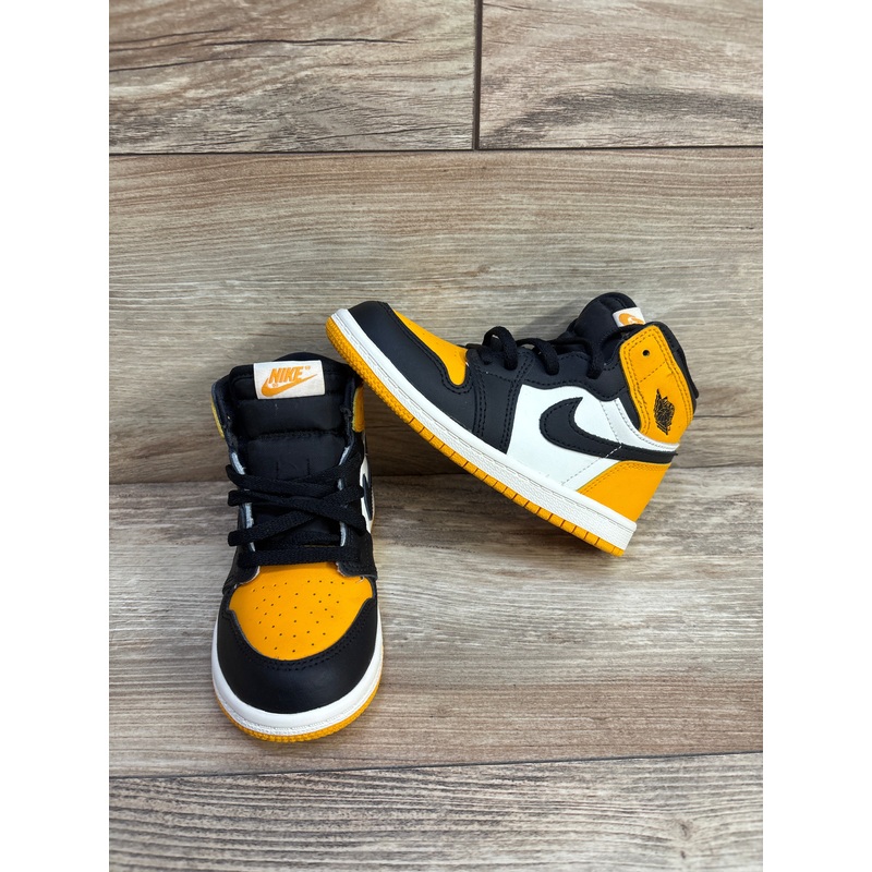 Air Jordan 1 Retro High OG TD ‘Yellow Toe’ Sneakers sz 9c