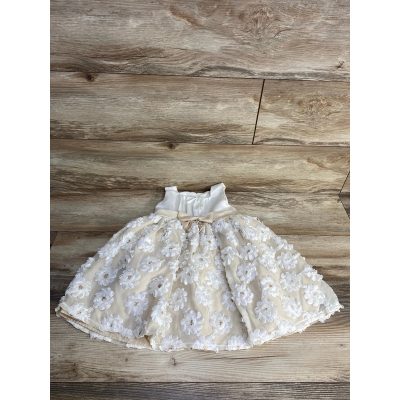 Ashley Ann Floral Dress Ivory sz 2T White 2T