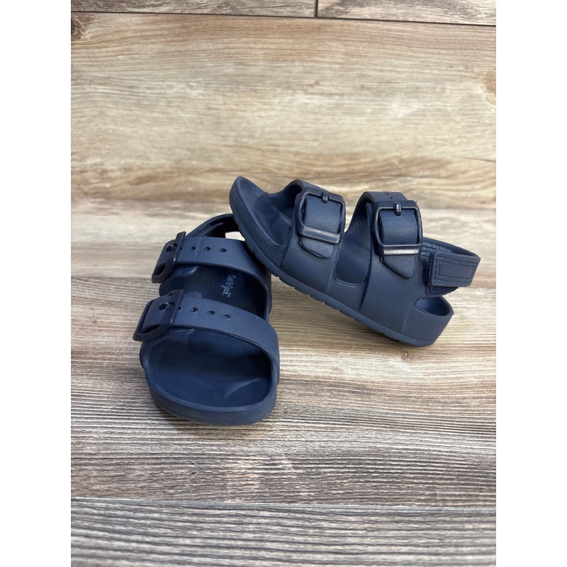 Cat & Jack Toddler Ade Blown EVA Sandals Navy sz 7c