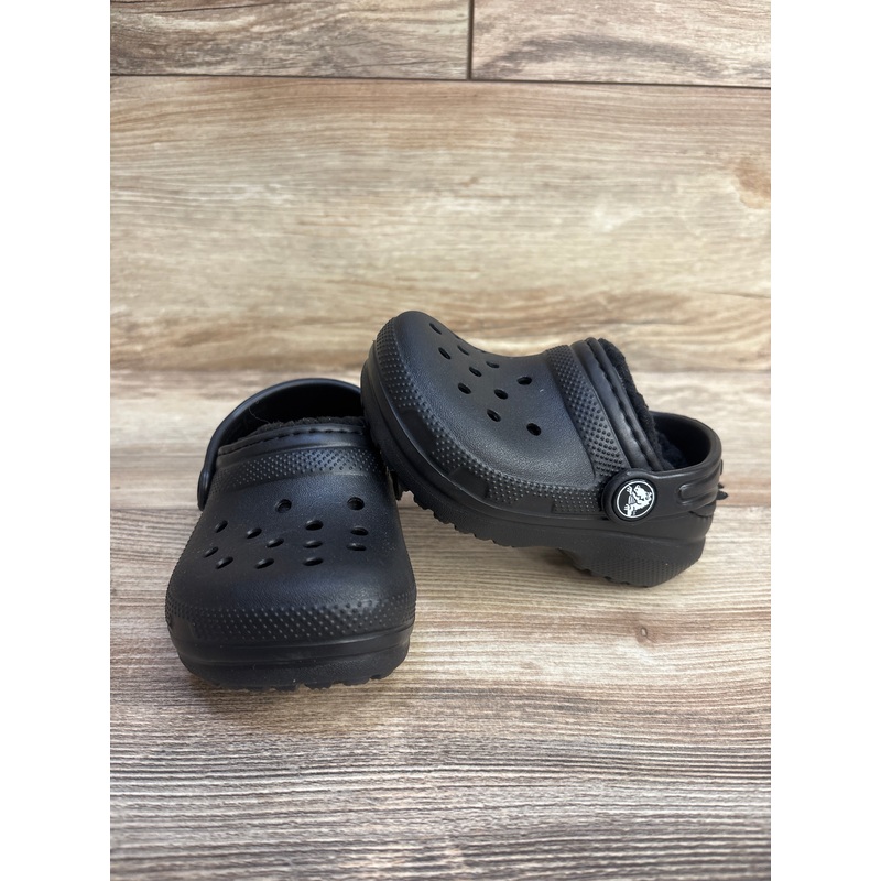 Crocs Classic Lined Clogs Black sz 5c