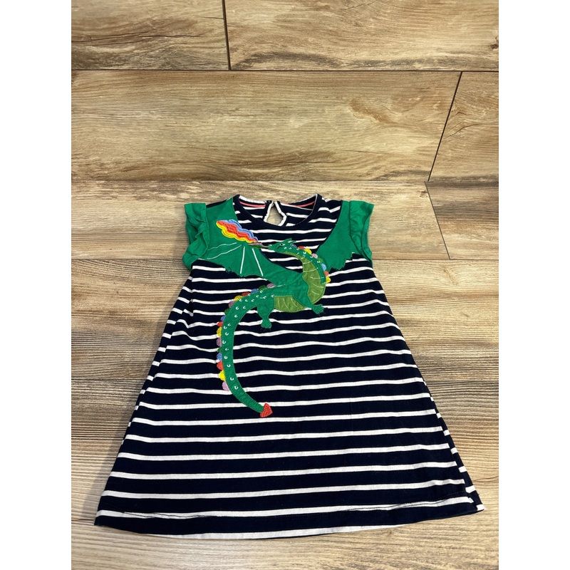 Dragon Striped Dress Green sz 18-24m Green 18m