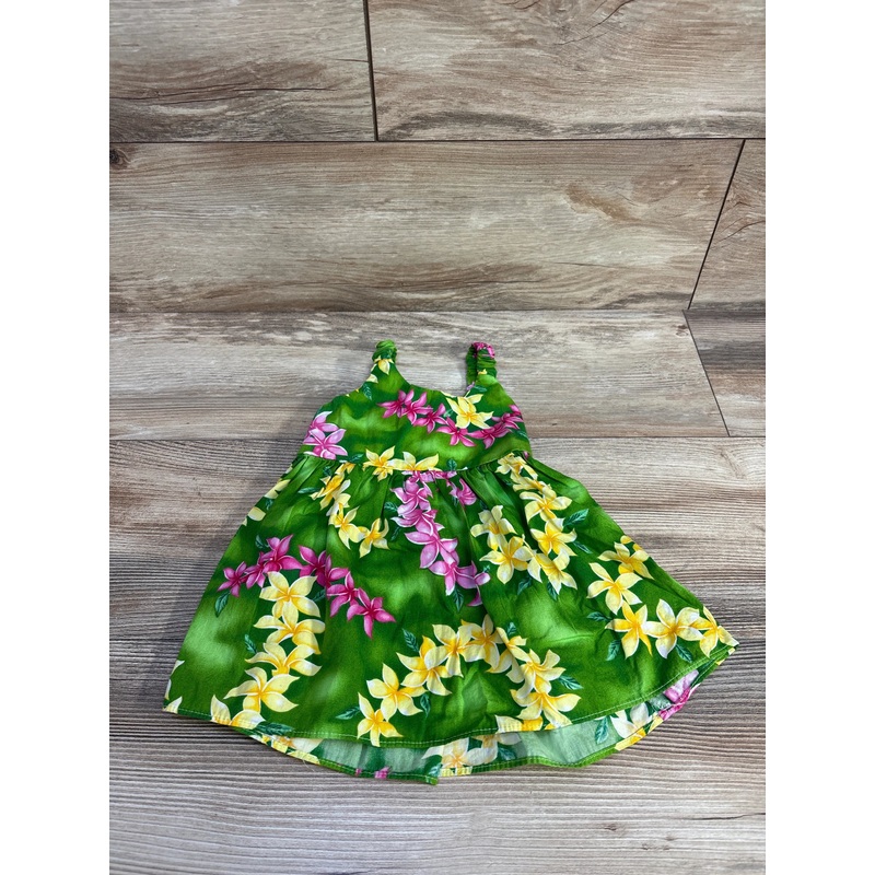 E&K Hawaiian Style Tank Dress Green sz 6-9m Green 6m