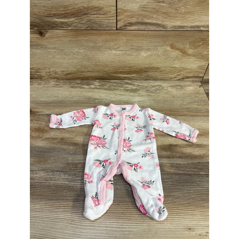 Hudson Baby Rose Sleeper White sz Preemie White Preemie