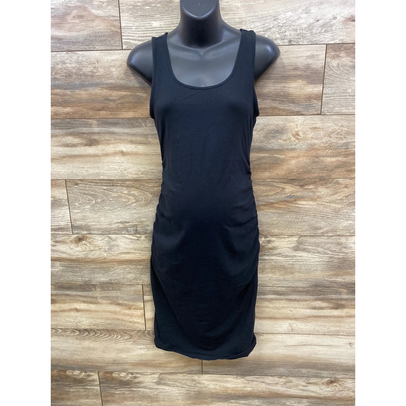 Isabel Maternity Tank Bodycon Dress Black sz Small Black Maternity Small