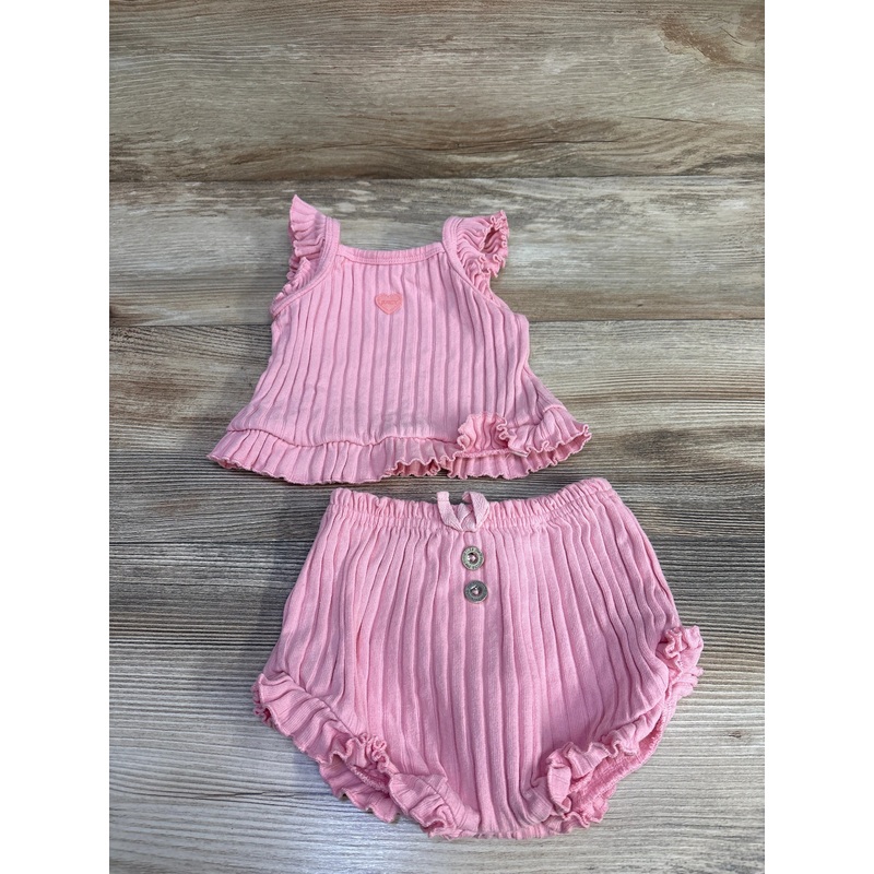 Juicy Couture 2pc Shirt & Bloomers Set Pink sz 12m Pink 12m