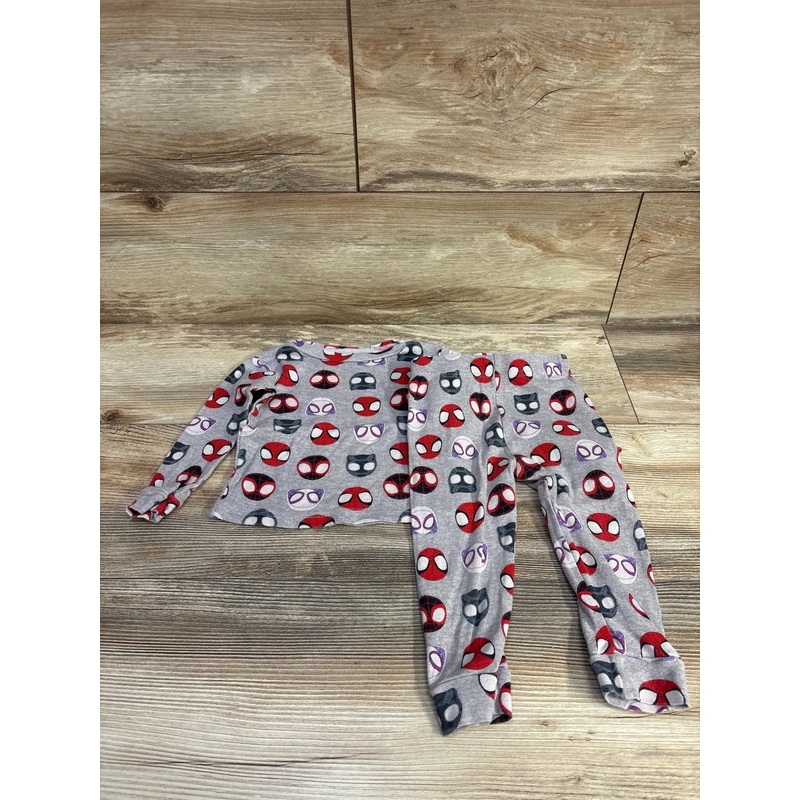 Marvel 2pc Spiderman Pajama Set Grey sz 2T Grey 2T
