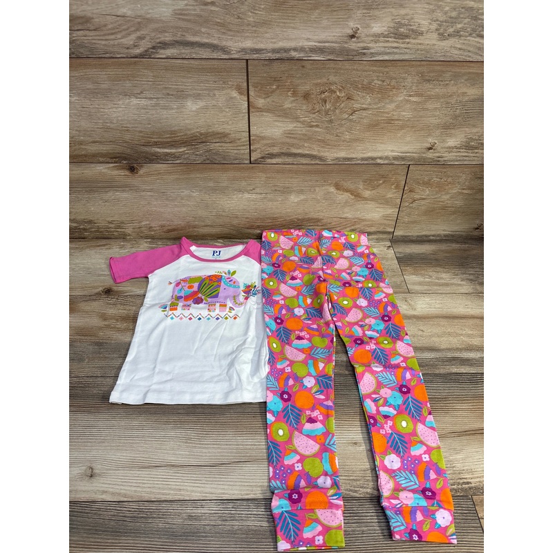 NEW Children’s Place 2pc Elephant Pajama Set Pink/White sz 4T Pink 4T