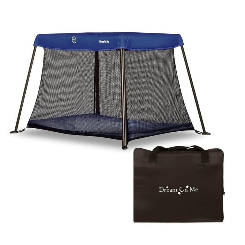 NEW Dream On Me Travel Light Playard in Blue