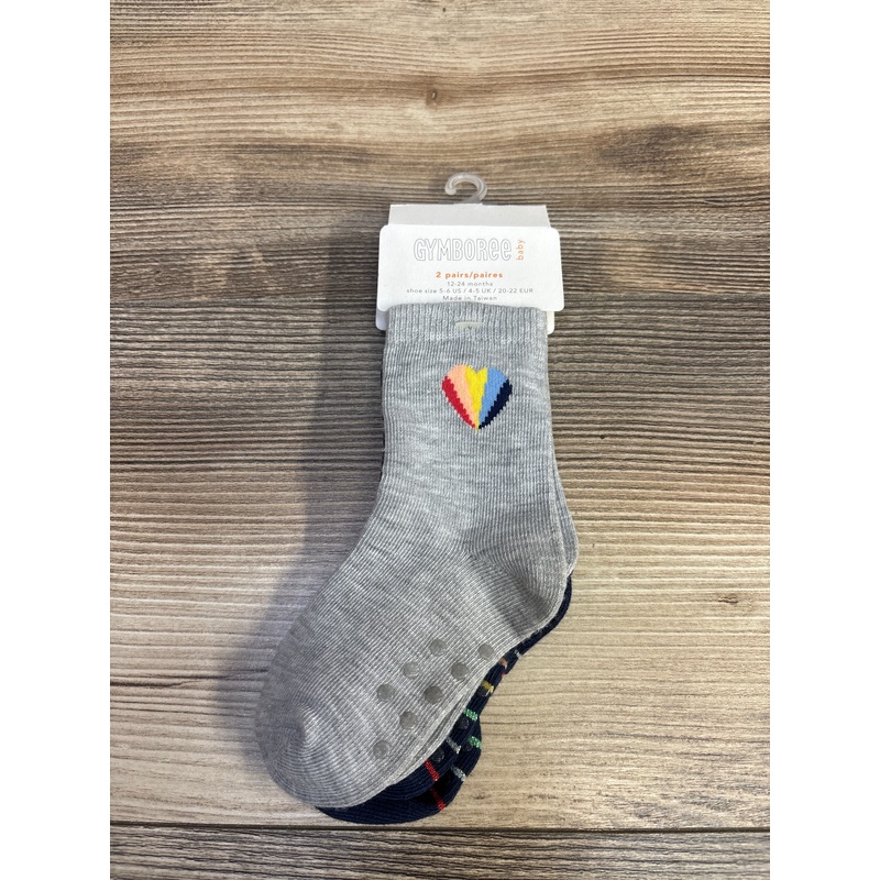 NEW Gymboree 2pk Girl’s Crew Socks sz 12-24m