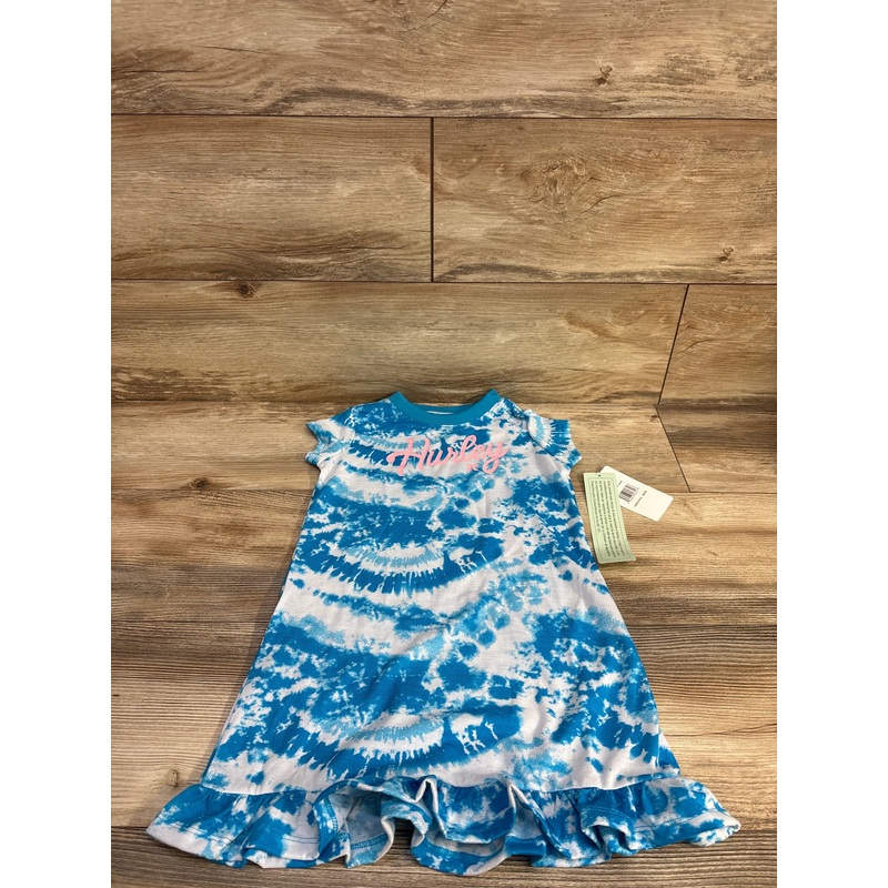 NEW Hurley Tie-Dye Ruffled NIghtgown Blue sz 4T Blue 4T