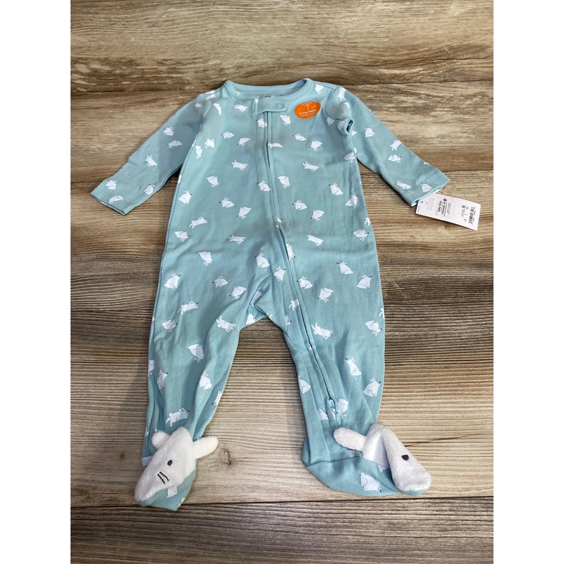 NEW Just One You Bunny Print Sleeper Blue sz 6m Blue 6m