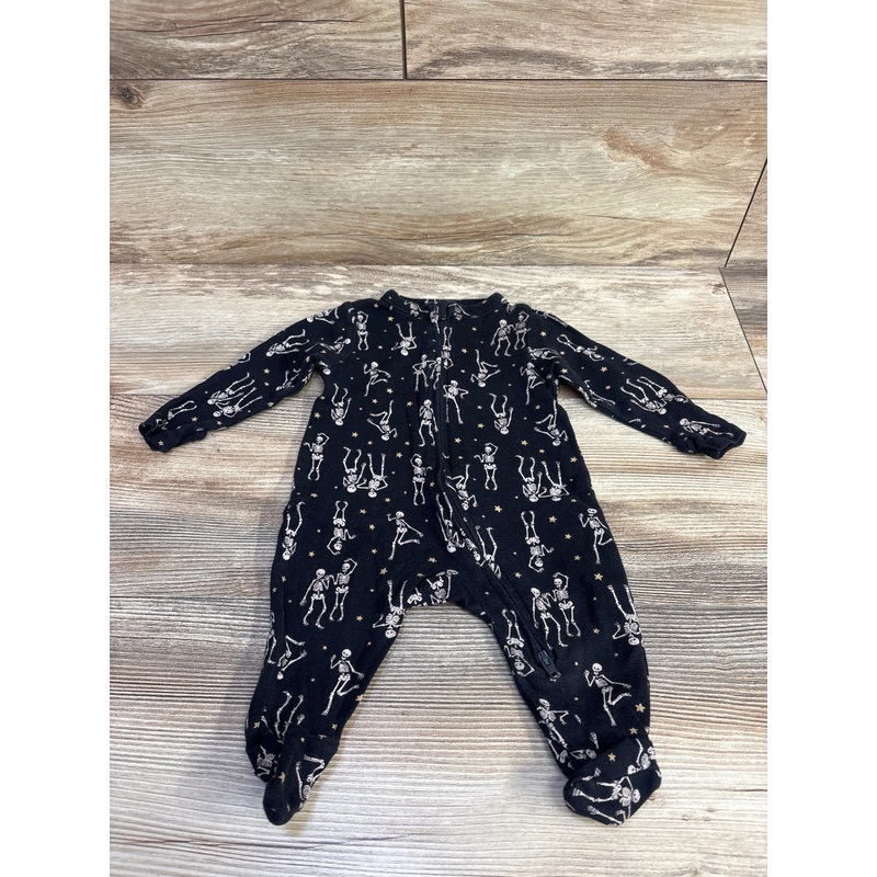 Old Navy Skeleton Sleeper Black sz 0-3m Black Newborn