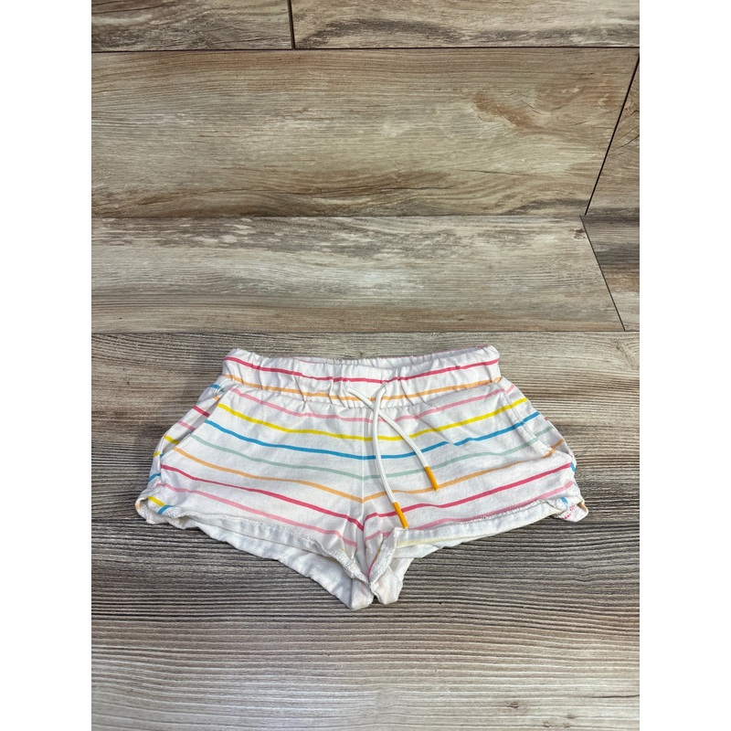 Old Navy Striped Drawstring Shorts White sz 5T White 5T