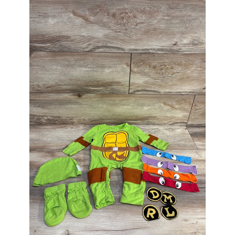 Rubies Nickelodeon Teenage Mutant Ninja Turtle Set Green sz 0-6m Green Newborn