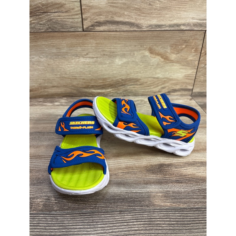 Skechers Boys Thermo-Splash Sandals in Heat Tide sz 12c