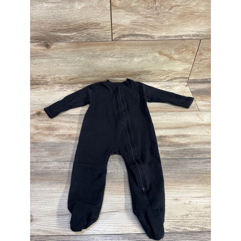 Solid Black Baby Sleeper sz 6-9m