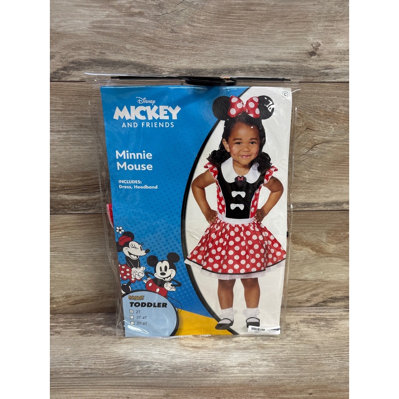 Spirit 2pc Minnie Mouse Halloween Costume Red sz 2T Red 2T