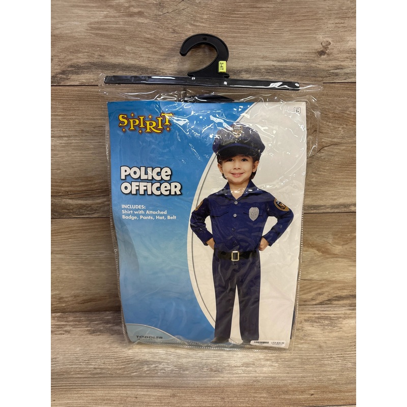 Spirit Police Officer Costume Set Navy sz 3-4T Navy 3T