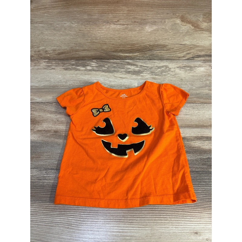 Way To Celebrate Pumpkin Shirt Orange sz 2T Orange 2T
