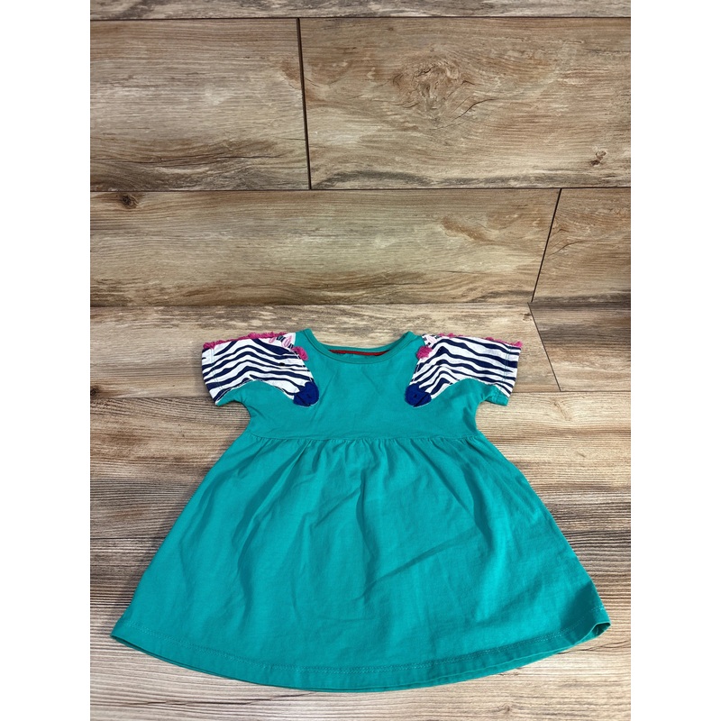 Zebra Dress Green sz 12m Green 12m
