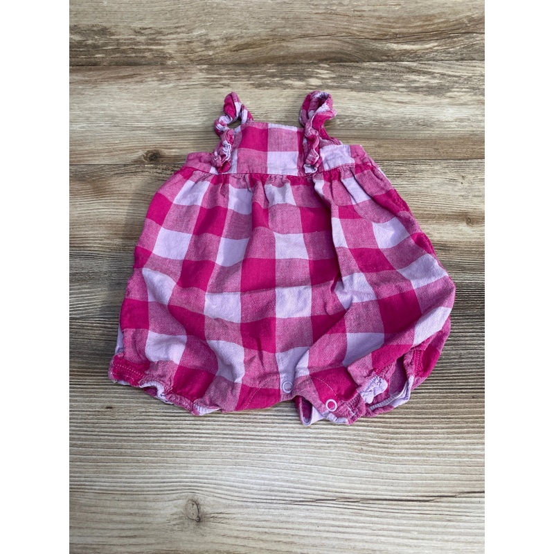 Carter’s Gingham Shortie Romper Pink sz 6m Pink 6m
