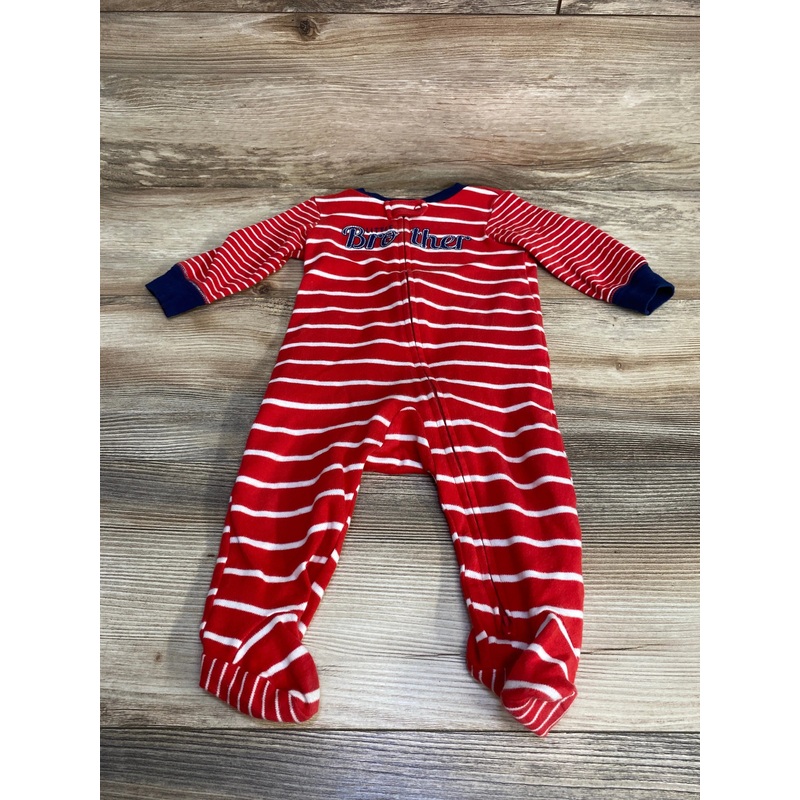 Carter’s Striped Little Brother Sleeper Red sz 6m Red 6m
