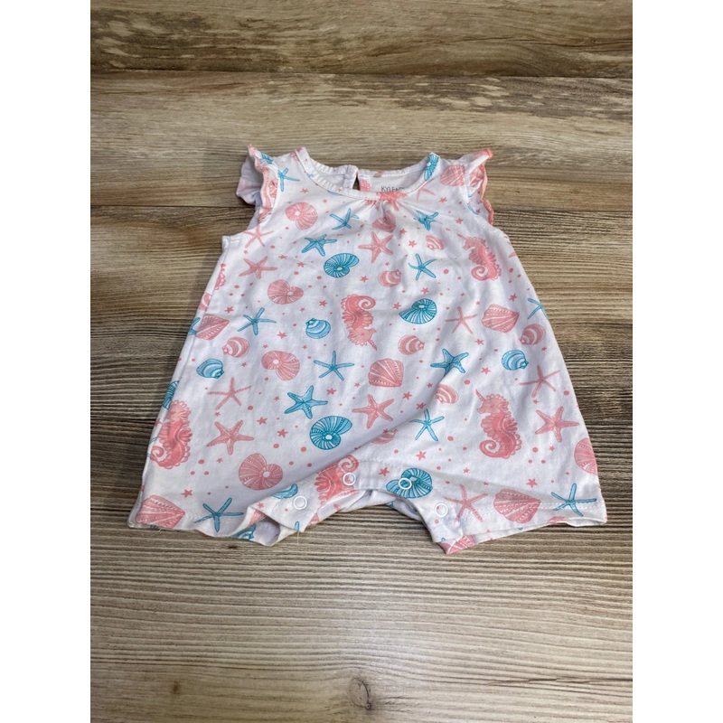 Kyle & Deena Sea Shortie Romper White sz 0-3m White Newborn