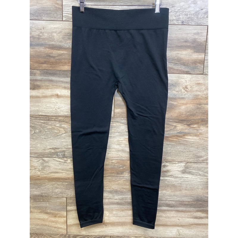 Lark + Grey Maternity Fleece Leggings Black sz One Size Black