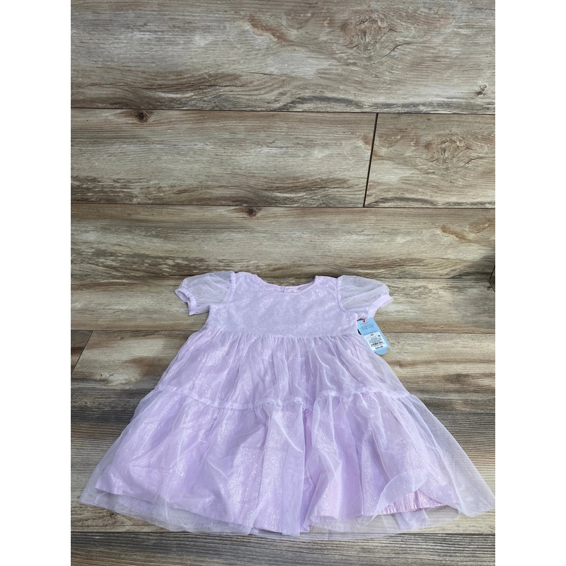 NEW Cat & Jack Tulle Overlay Dress Purple sz 4T Purple 4T