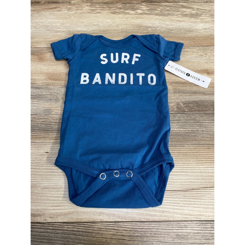 NEW Feather 4 Arrow Surf Bandito One Piece Blue sz 6m Blue 6m
