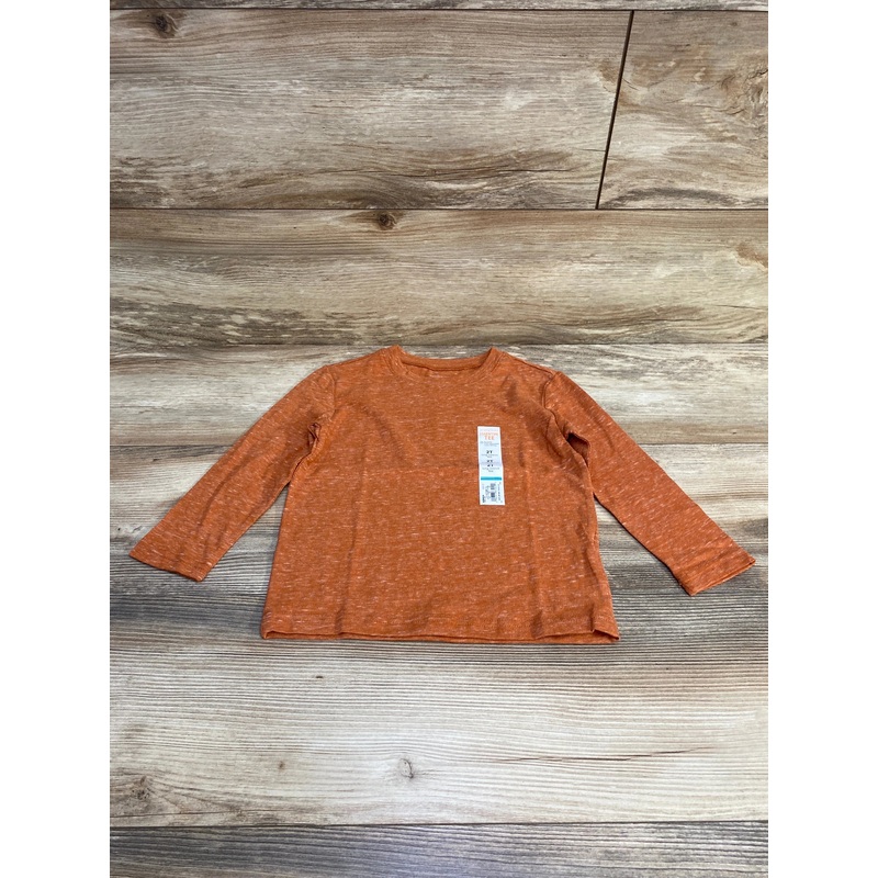 NEW Jumping Beans Long Sleeve Shirt Orange sz 2T Orange 2T