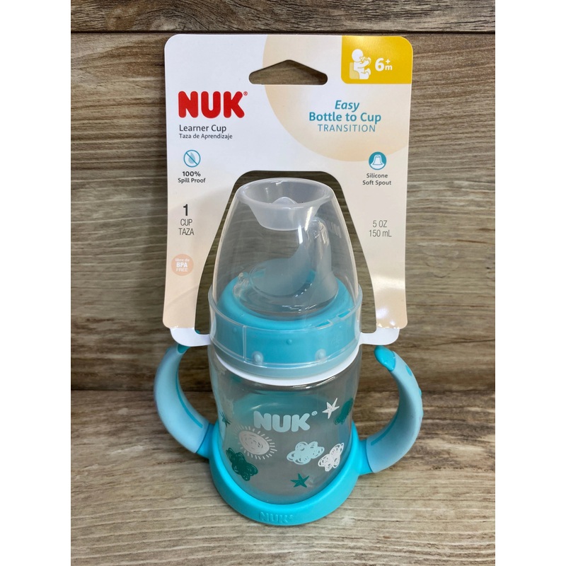 NEW NUK Learner Cup, 5 oz Blue