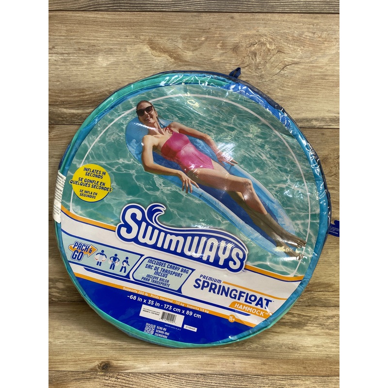 NEW SwimWays Spring Float Premium Hammock Pool Lounger