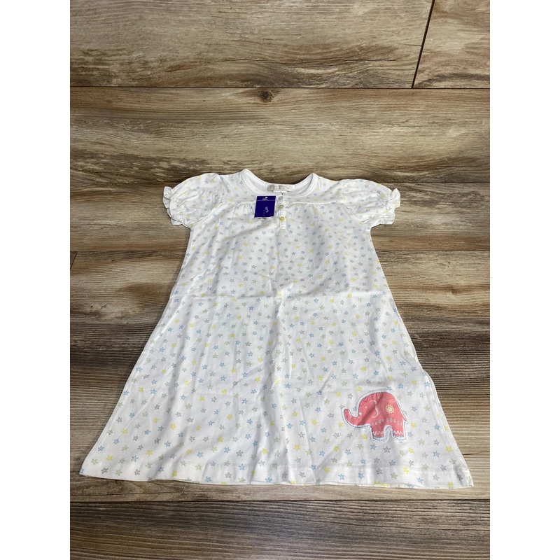 NEW Zara Home Kids Star Print Dress White sz 2-3T White 2T