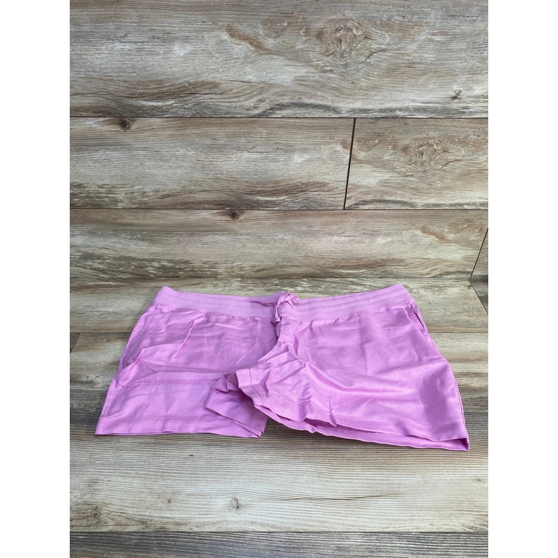 NWOT Gap Maternity Linen-Cotton Shorts Pink sz XXL Pink Maternity XXL +