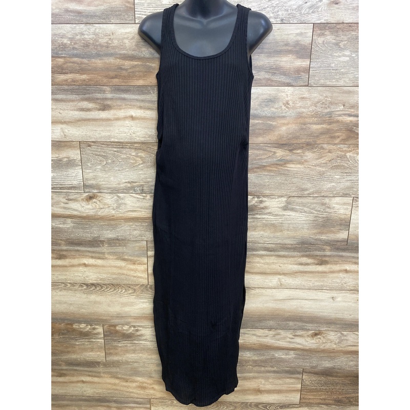 NWOT Gap Maternity Rib Maxi Dress Black sz Small Black Maternity Small