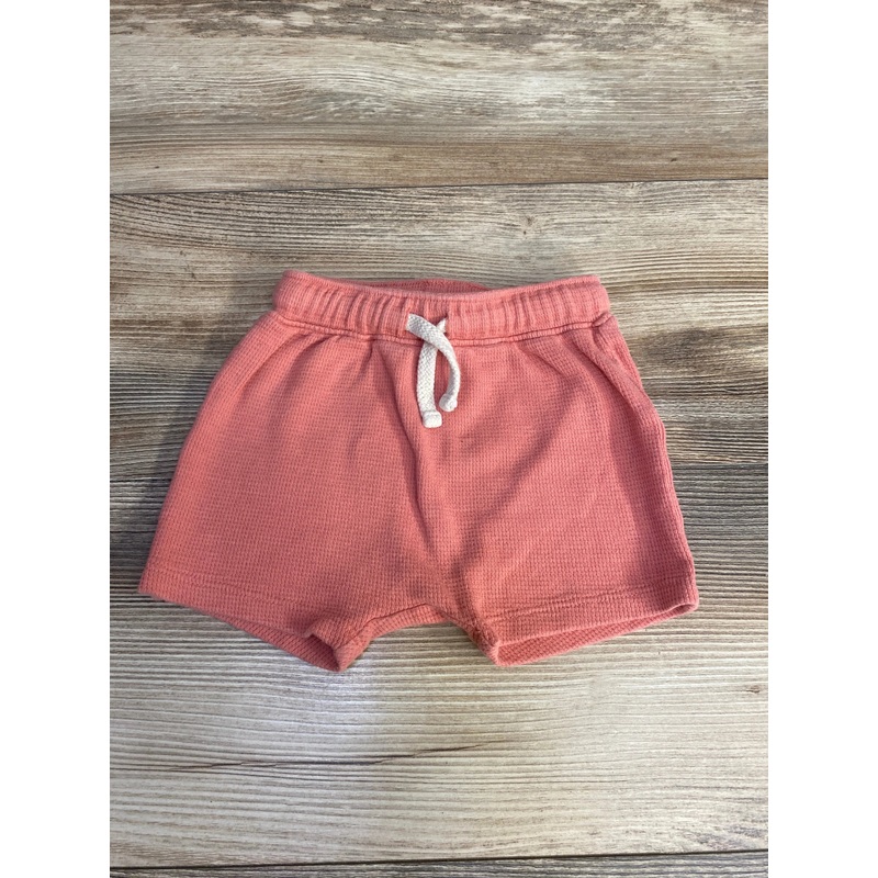 Old Navy Drawstring Thermal Knit Shorts Peach sz 6-12m Peach 6m