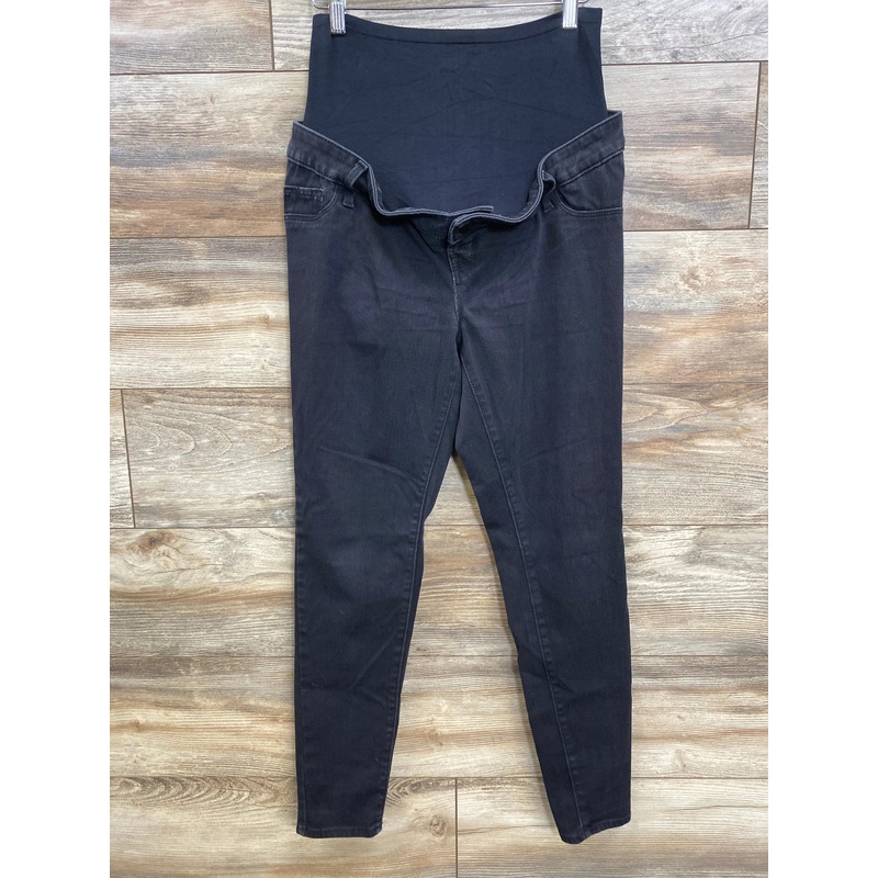 Old Navy Maternity Full Panel Rockstar Super Skinny Jeans Black sz Small Black Maternity Small