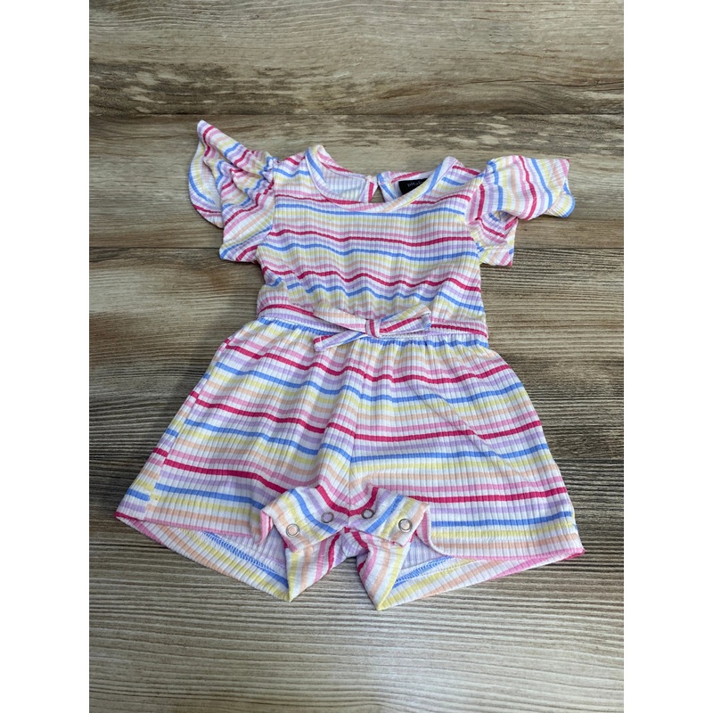 Picapino Striped Romper Pink sz 3-6m Pink 3m
