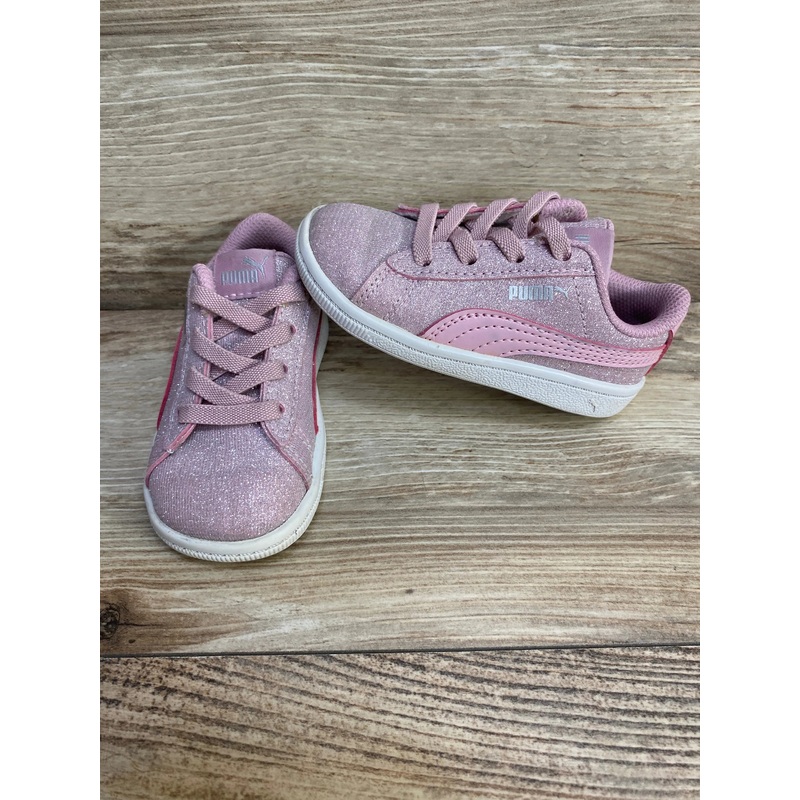 Puma Vikky Glitz AC ‘Glitter Sparkle’ Sneakers Pink sz 6c