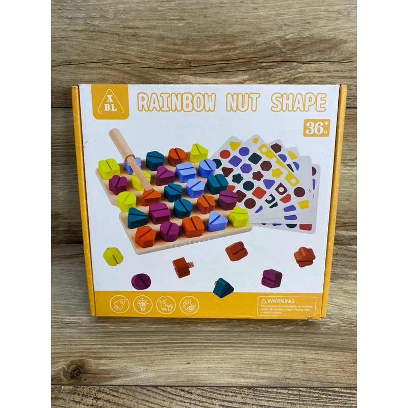 Rainbow Nut Shape Toy