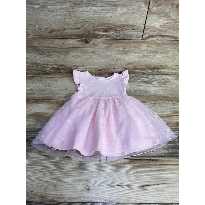 Baby Gap Floral Embroidered Tulle Dress Pink sz 18-24m Pink 18m
