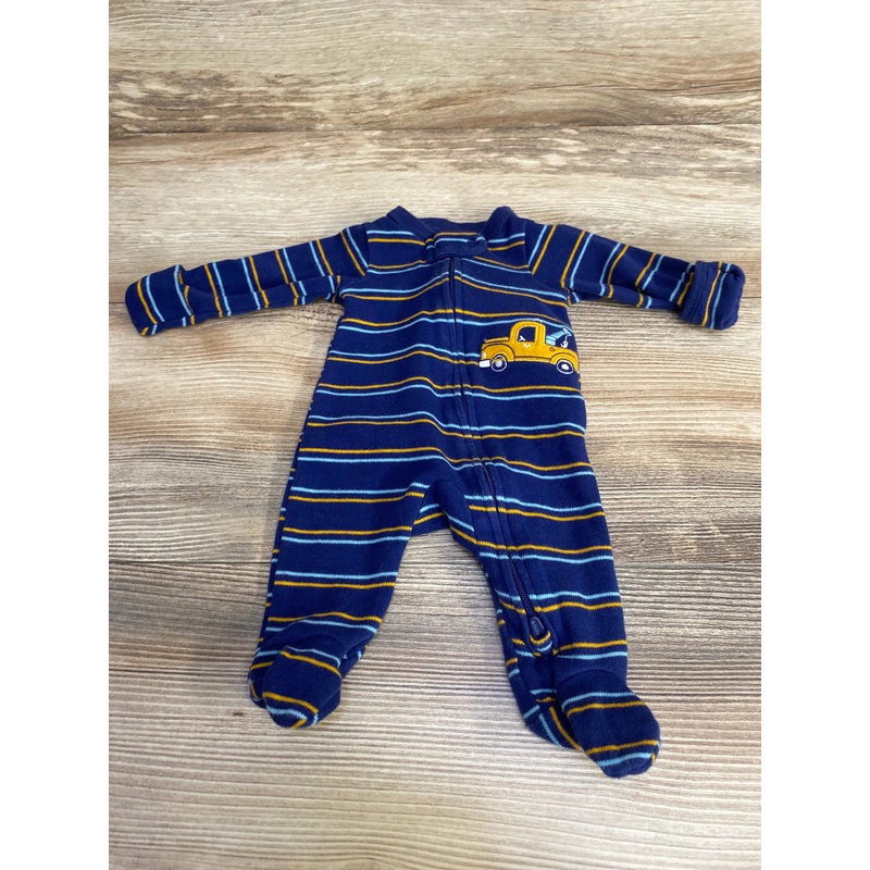 Carter’s Striped Sleeper Navy sz Preemie Navy Preemie