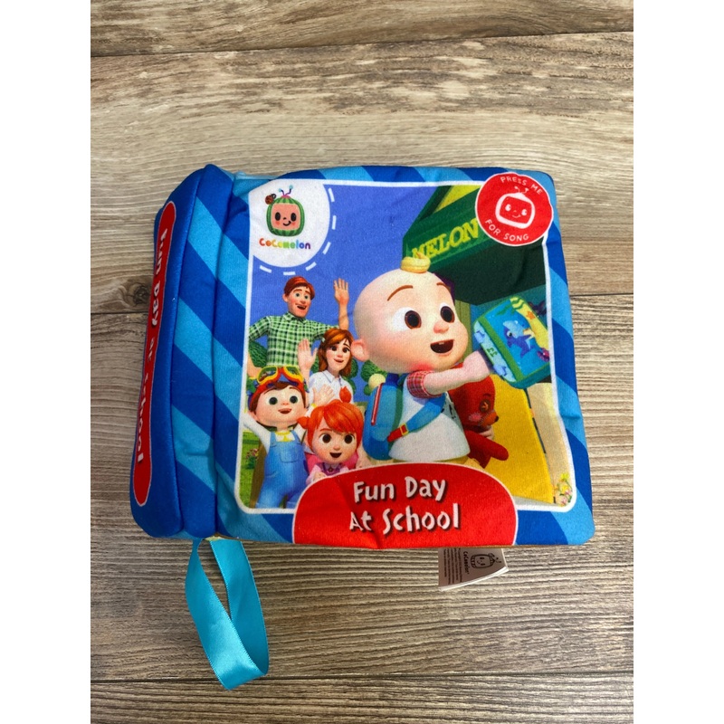 Cocomelon Fun Day at School Plush Book