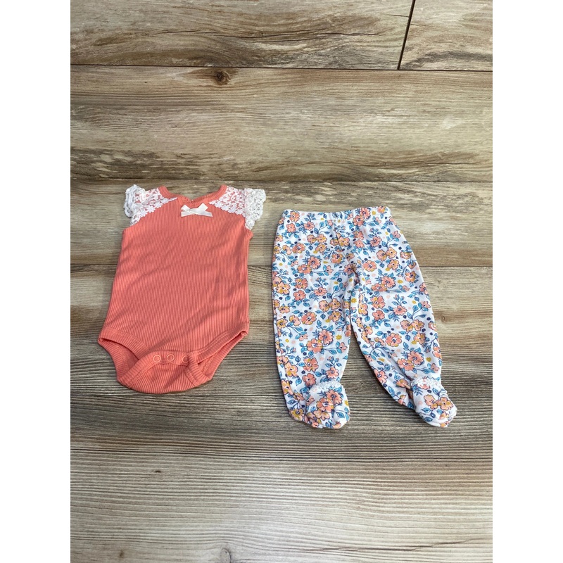 Daisy Fuentes 2pc Bodysuit  & Pants Pink sz 3-6m Pink 3m